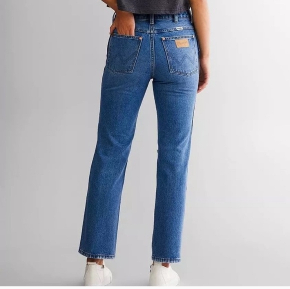 Wrangler Blue Straight Leg Jeans